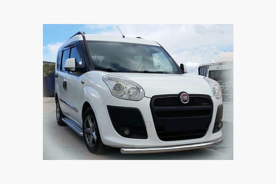 Fiat Doblo II 2010–2022 Keulasuoja ST008 (ruostumaton teräs) 2015→, 60 mm Image