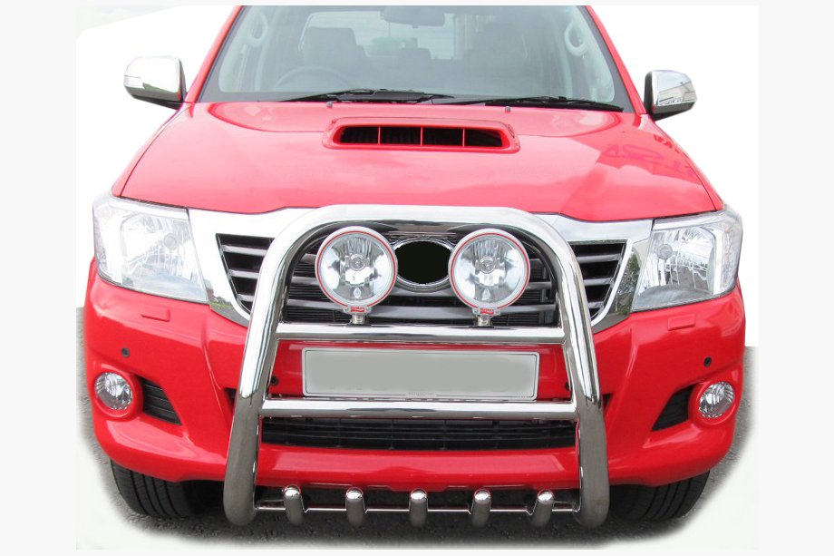 Toyota Hilux 2006–2015 Karjapuskuri QT007 (ruostumaton teräs) Image