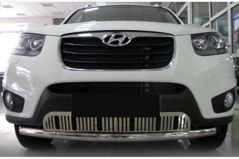 Hyundai Santa Fe 2 2006–2012 Etusuojakaari ST008-Special (ruostumaton teräs) Image