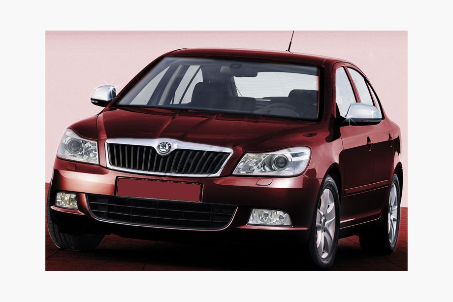 Skoda Octavia II A5 2010–2013 Kromipeilikuoret (2 kpl, ruostumaton teräs) Image