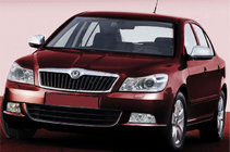 Skoda Octavia II A5 2010–2013 Kromipeilikuoret (2 kpl, ruostumaton teräs) kuva 1
