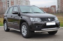 Suzuki Grand Vitara 2005–2017 Etutuplaputki 60/42 mm (ruostumaton teräs) kuva 3