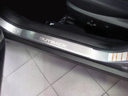 Subaru Outback 2009–2014 Natanika Premium kynnyslistat (2 kpl, ruostumaton teräs) kuva 1