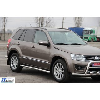 Sivupalkit BB001 (2 kpl, ruostumaton teräs) Suzuki Grand Vitara 2005–2017 kuva 3