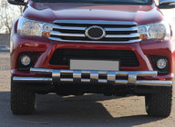 Toyota Hilux 2015– Etusuojakaari ST015 (ruostumaton teräs) kuva 3