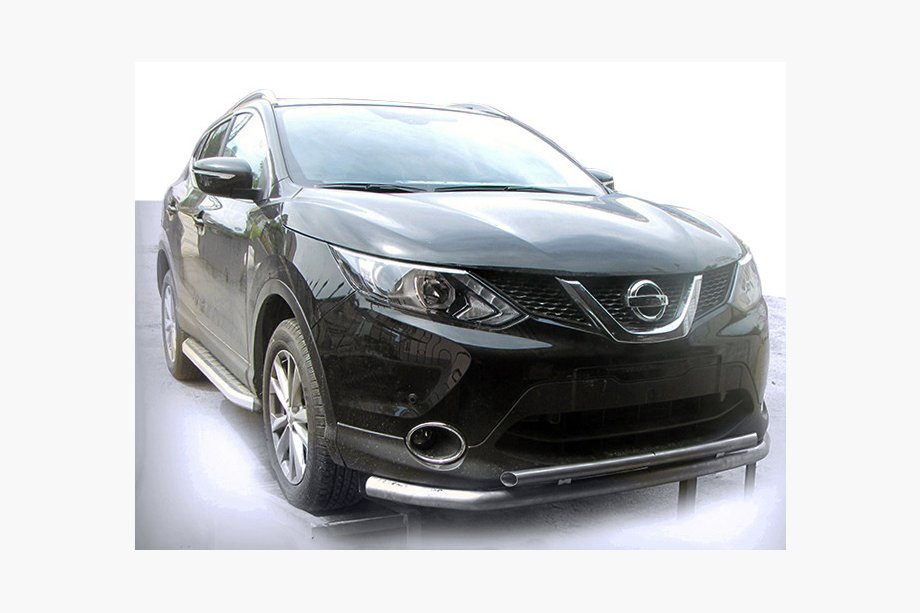 Nissan Qashqai 2014–2021 Etuputki ST014 (ruostumaton teräs) Image