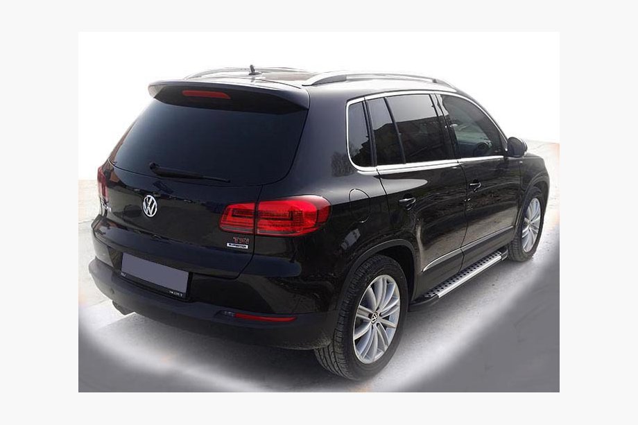 Volkswagen Tiguan 2007–2016 Sivukynnykset Allmond Grey (2 kpl, alumiini) Image
