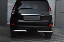 Toyota Land Cruiser Prado 120 2002–2009 Takakulmapalat AK003 (2 kpl, ruostumaton teräs) kuva 4