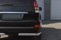 Toyota Land Cruiser Prado 120 2002–2009 Takakulmapalat AK003 (2 kpl, ruostumaton teräs) kuva 7