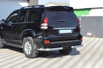 Toyota Land Cruiser Prado 120 2002–2009 Takakulmapalat AK003 (2 kpl, ruostumaton teräs) kuva 8