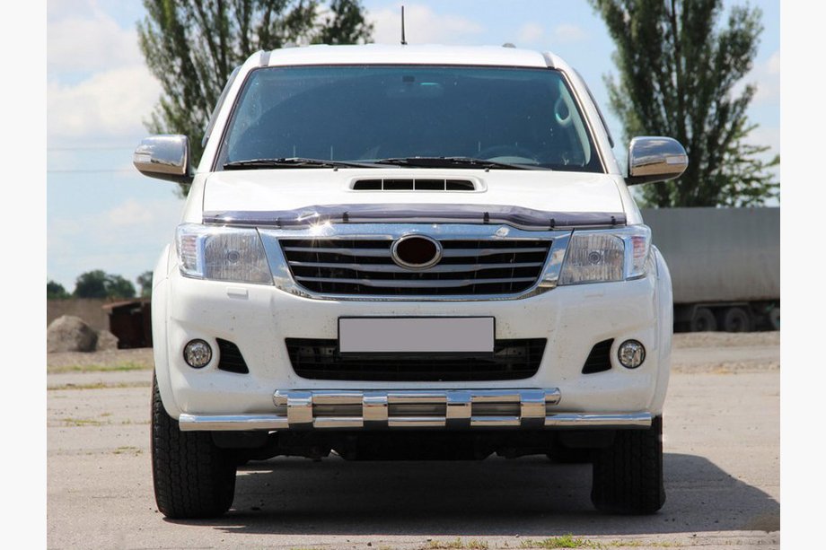 Toyota Hilux 2006–2015 Etupuskurisuoja ST015 (ruostumaton teräs) Image