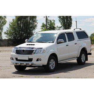 Etupuskurisuoja ST015 (ruostumaton teräs) Toyota Hilux 2006–2015 kuva 2
