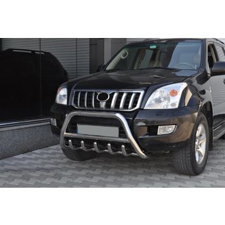 Matala puskurirauta WT003 (ruostumaton teräs) Toyota Land Cruiser Prado 120 2002–2009 kuva 3