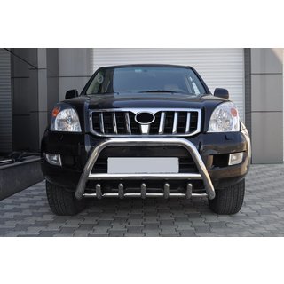 Matala puskurirauta WT003 (ruostumaton teräs) Toyota Land Cruiser Prado 120 2002–2009 kuva 4