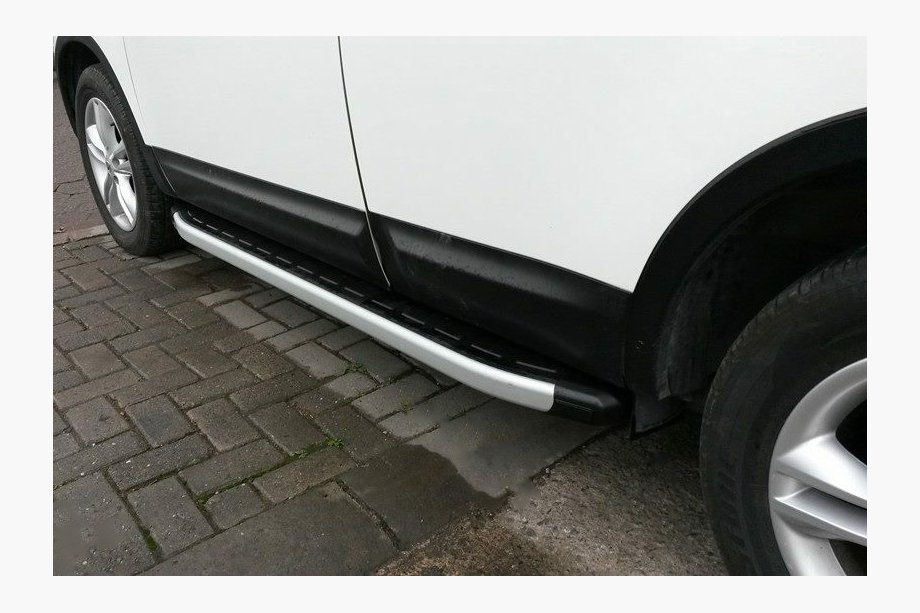 Nissan Qashqai 2010–2014 Fullmond-sivukynnykset (2 kpl, alumiini) Lyhyt akseliväli Kuva 5