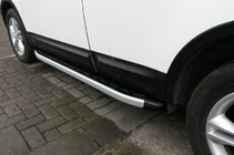 Nissan Qashqai 2010–2014 Fullmond-sivukynnykset (2 kpl, alumiini) kuva 5