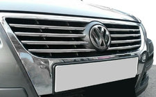 Volkswagen Passat B6 2006–2012 Maskin säleikön listat (8 kpl, ruostumaton teräs) kuva 1