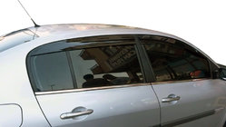 Renault Megane II 2004–2009 Ikkunankehyksen ulkolistat (4 kpl, ruostumaton teräs) kuva 3