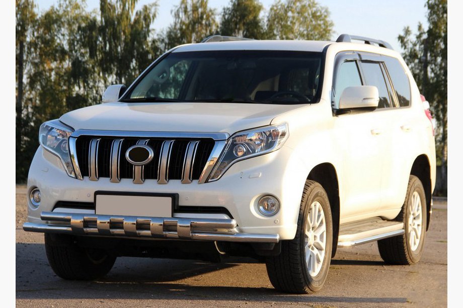 Toyota Land Cruiser Prado 150 2009–2023 Etusuojakaari ST015 (ruostumaton teräs) Kuva 1