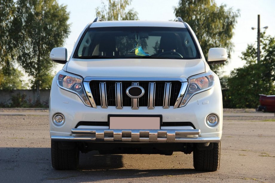 Toyota Land Cruiser Prado 150 2009–2023 Etusuojakaari ST015 (ruostumaton teräs) Kuva 2