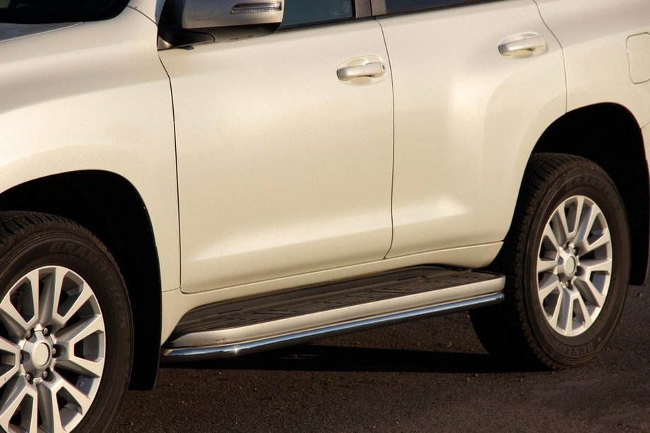 Toyota Land Cruiser Prado 150 2009–2023 Sivukynnyssuoja BB004 (2 kpl, ruostumaton teräs) Image