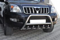 Toyota Land Cruiser Prado 120 2002–2009 Matala puskurirauta WT003 (ruostumaton teräs) kuva 1