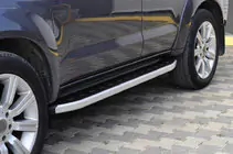 Toyota Fortuner 2006–2015 Fullmond sivuportaat (2 kpl, alumiini) kuva 1