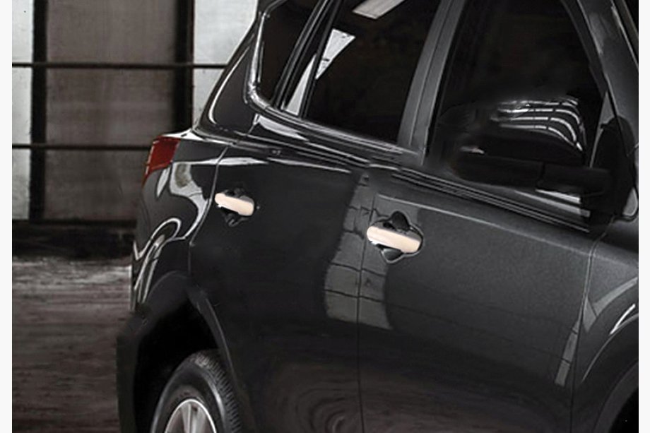 Toyota Rav 4 2013–2018 Ovenkahvan kromisuojat (4 kpl, ruostumaton teräs) Image