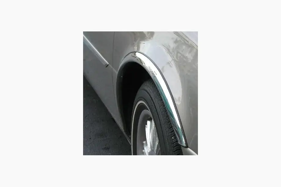 Peugeot 405 1987–1997 Pyöränkaaren kromilistat (4 kpl, ruostumaton teräs) Kuva 2