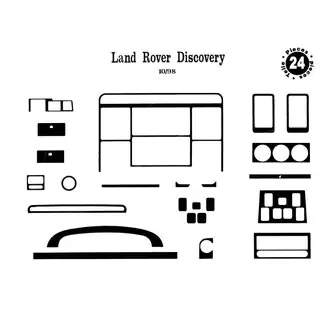Kojelaudan suojat Land Rover Discovery II 1998–2004 kuva 2