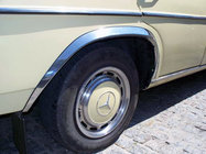 Mercedes W123 1975–1986 Pyöränkaaren kromilistat (4 kpl, ruostumaton teräs) kuva 6