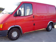 Ford Transit 1991–2000 Pyöränkaaren kromilistat (4 kpl, ruostumaton teräs) kuva 1