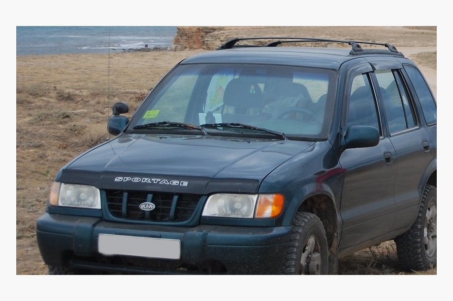 Kia Sportage 1994–2004 Konepellin tuuliohjain (VIP) Image