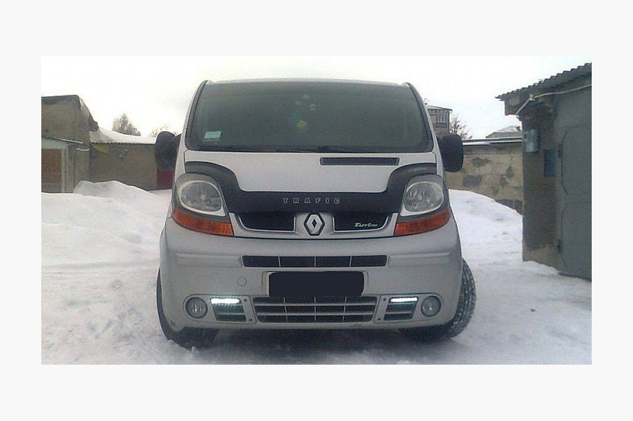 Renault Trafic 2001–2015 Konepellin tuuliohjain, pitkä (VIP) Image