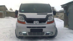 Renault Trafic 2001–2015 Konepellin tuuliohjain, pitkä (VIP) kuva 1