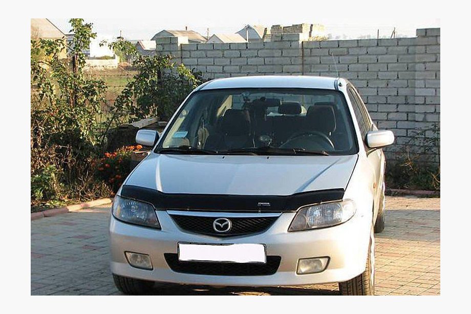 Mazda 323 1977–2003 Konepellin tuuliohjain (VIP) Image