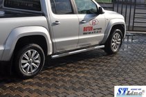 Volkswagen Amarok 2010–2022 Sivusuojaputket (2 kpl, ruostumaton teräs) kuva 3