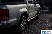 Volkswagen Amarok 2010–2022 Sivusuojaputket (2 kpl, ruostumaton teräs) kuva 2