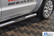 Volkswagen Amarok 2010–2022 Sivusuojaputket (2 kpl, ruostumaton teräs) kuva 4