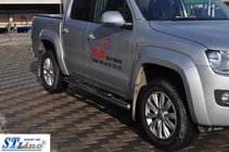 Volkswagen Amarok 2010–2022 Sivusuojaputket (2 kpl, ruostumaton teräs) kuva 7
