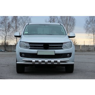 Etuputkisuoja F3-08.7 (ruostumaton teräs) Volkswagen Amarok 2010–2022 kuva 2