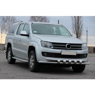 Etuputkisuoja F3-08.7 (ruostumaton teräs) Volkswagen Amarok 2010–2022 kuva 3
