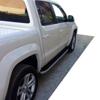 Tayga Grey -sivuaskelmat (2 kpl, alumiini) Volkswagen Amarok 2010–2022 kuva 1