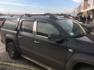 Volkswagen Amarok 2010–2022 Ovipilarien kromilistat (6 kpl, ruostumaton teräs) kuva 2