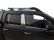 Volkswagen Amarok 2010–2022 Ovipilarien kromilistat (6 kpl, ruostumaton teräs) kuva 3