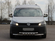 Volkswagen Caddy 2010–2015 Shark ST015 etusuojakaari (ruostumaton teräs) kuva 1