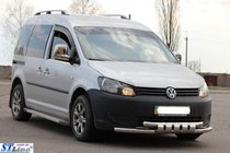 Volkswagen Caddy 2010–2015 Shark ST015 etusuojakaari (ruostumaton teräs) kuva 3