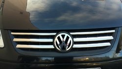 Volkswagen Caddy 2004–2010 Life jäähdyttimen säleikön listat (6 kpl, ruostumaton teräs) kuva 2