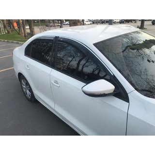 Ikkunadeflektorit kromilistalla (4 kpl, Niken) Volkswagen Jetta 2011–2018 kuva 2