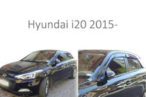 Hyundai I-20 2014–2020 Ikkunatuuliohjaimet (4 kpl, Perflex) kuva 1